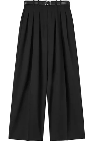 Jil Sander Pantalones palazzo con cinturón