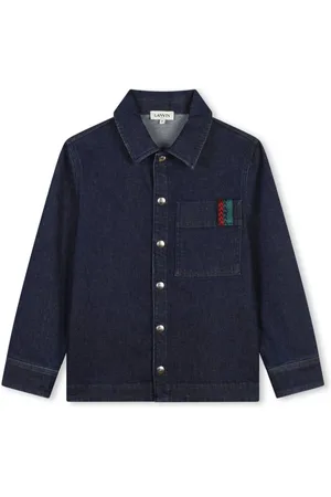 Lanvin Chaqueta vaquera con logo