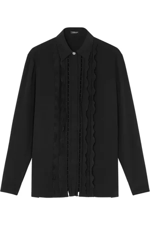 VERSACE Camisa con volantes