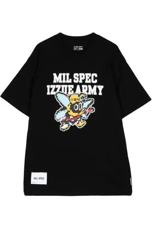 Izzue Camiseta con estampado pixelado
