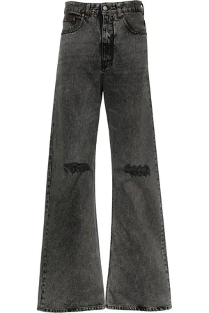 Maison Margiela Vaqueros rectos con parche de números