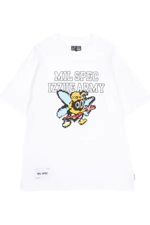 Izzue Camiseta con estampado pixelado