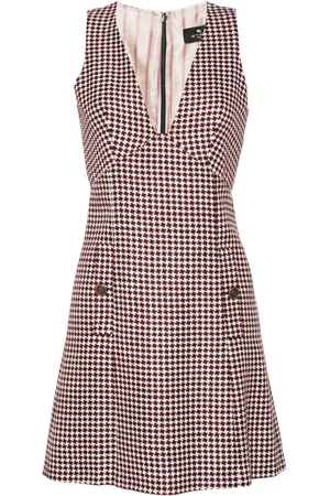 Etro Vestido corto con motivo geométrico