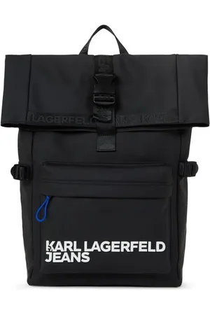 Karl Lagerfeld Mochila con logo estampado