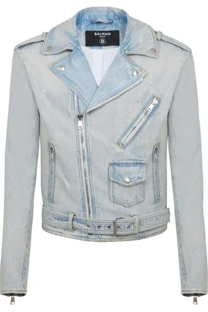 Balmain Chaqueta biker vaquera