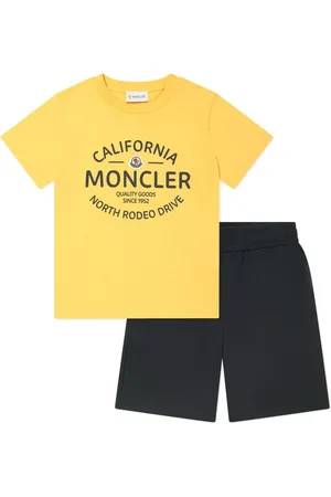Moncler Conjunto con logo estampado