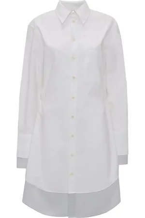 J.W.Anderson Vestido camisero corto con manga larga
