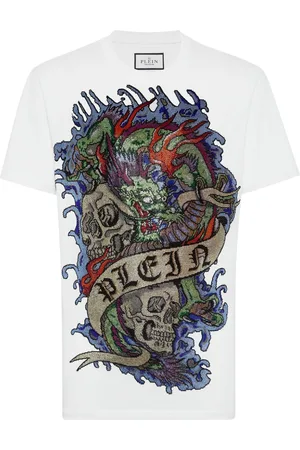 Philipp Plein Camiseta con motivo de tatuaje