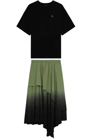 tout a coup Falda midi a capas