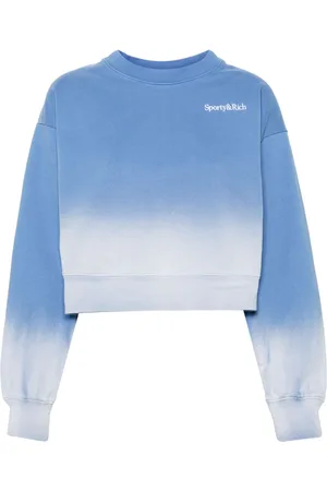 Sporty & Rich Sudadera corta con logo bordado