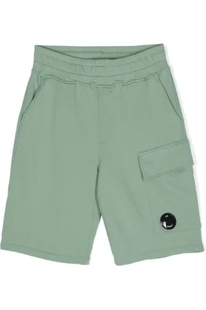 C.P. Company Pantalones cortos de chándal con detalle Lens