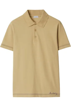 Burberry Polo con logo bordado