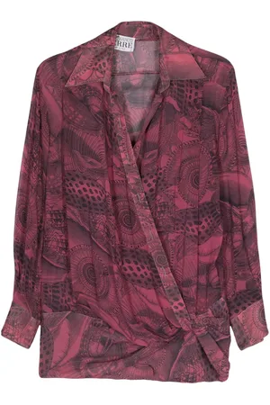 Gianfranco Ferré Camisa con estampado gráfico 2000
