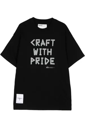 Izzue Camiseta con eslogan estampado de x Neighborhood