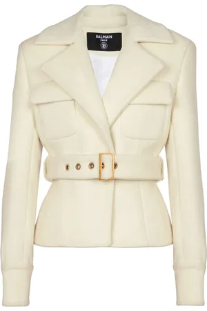 Balmain Chaqueta con cinturón