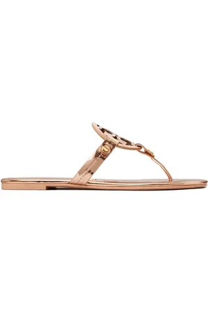Tory Burch Sandalias metalizadas