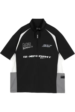 Izzue Camisa con media cremallera