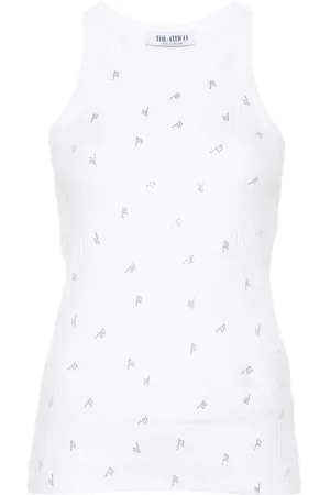 The Attico Top con letras del logo