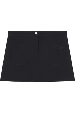 Courrèges Minifalda con aplique del logo