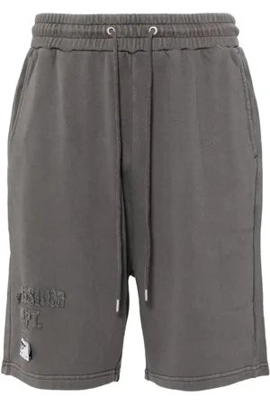 Musium Div. Pantalones cortos de chándal con parche del logo