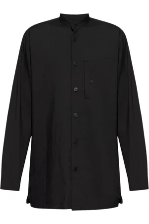 Issey Miyake Camisa PL Ramie con canesú plegado