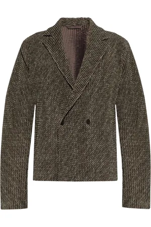 Issey Miyake Blazer plisado de manga larga