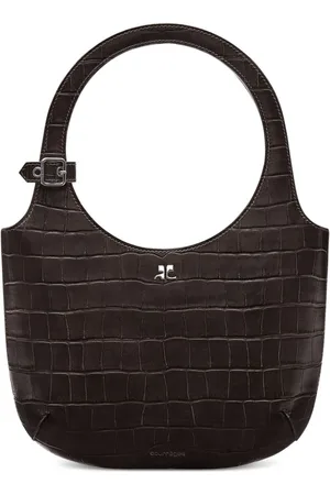 Courrèges Bolso shopper Holy con efecto de piel de cocodrilo