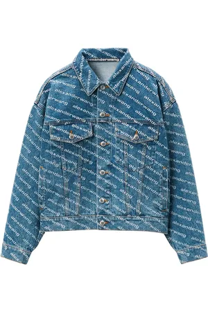 Alexander Wang Chaqueta vaquera con logo