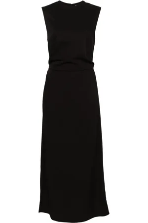Totême Vestido sin mangas con cintura lazada