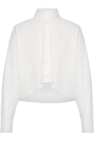 Serafini Camisa corta con cuello con botones