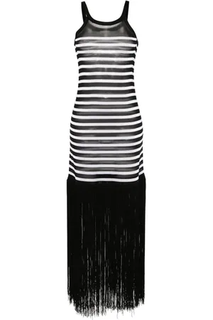 Khaite Vestido The Tenysi a rayas