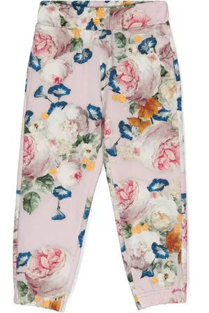 MONNALISA Pantalones de chándal con estampado floral