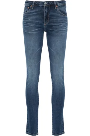 AG Jeans Vaqueros skinny de talle bajo