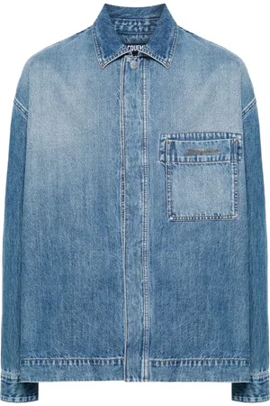 Jacquemus Camisa vaquera La Chemise con logo bordado