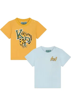 Kenzo Set de dos camisetas con logo estampado