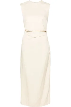Totême Vestido sin mangas con cintura lazada