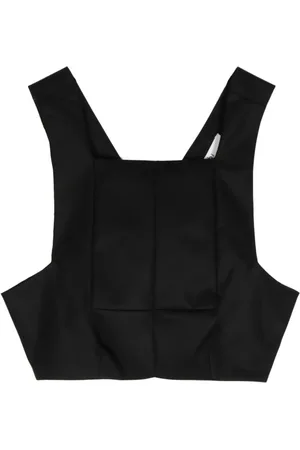tibi Top con escote cuadrado