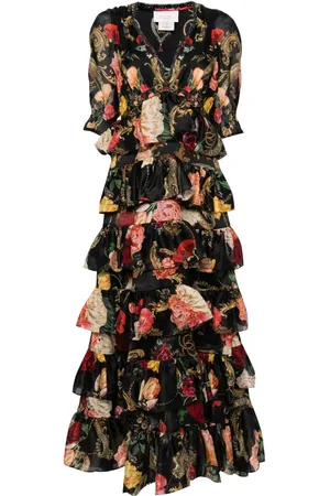 Camilla Vestido con motivo floral