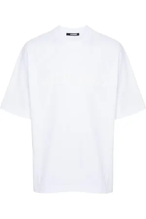 Jacquemus Camiseta Le Tshirt Typo con logo