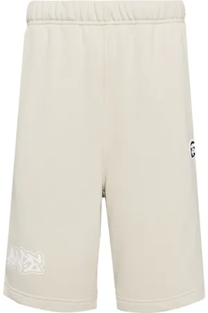 A Bathing Ape Pantalones cortos de deporte con aplique Ape