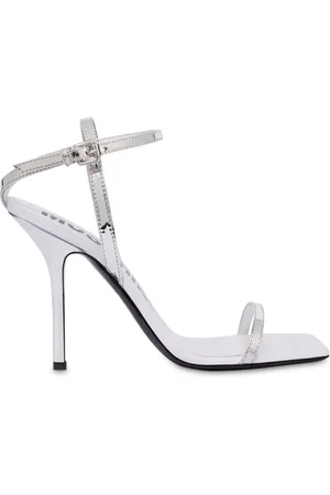 Moschino Sandalias con acabado metalizado