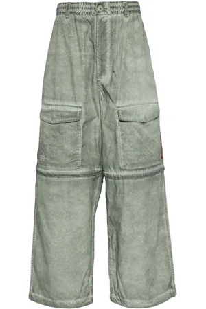 Izzue Pantalones anchos teñidos