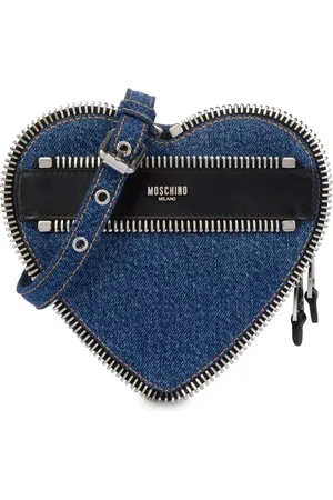 Moschino Bandolera vaquera con forma de corazón