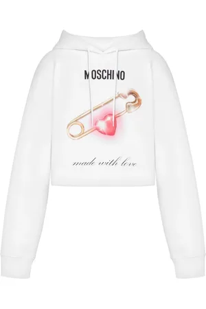 Moschino Sudadera con capucha y motivo de corazón
