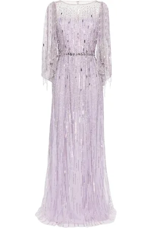 Jenny Packham Vestido de fiesta Rhapsody con lentejuelas