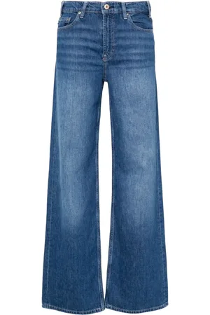 AG Jeans Vaqueros anchos de talle medio
