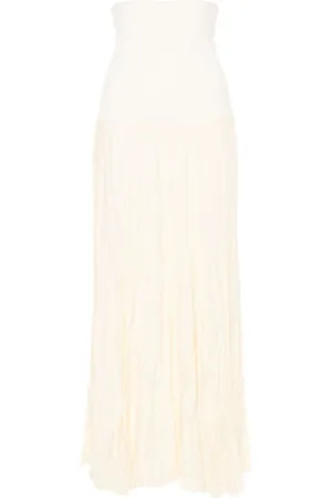 JOHANNA ORTIZ Falda midi Light Sound fruncida