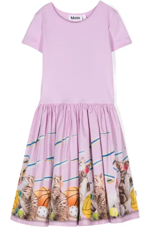 Molo Vestido Cissa con motivo de gato