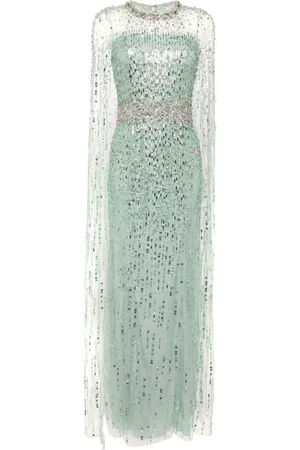 Jenny Packham Vestido de fiesta Lux con lentejuelas