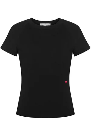 Moschino Camiseta con corazón bordado